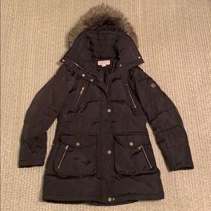 Michael Kora dark olive green winter jacket